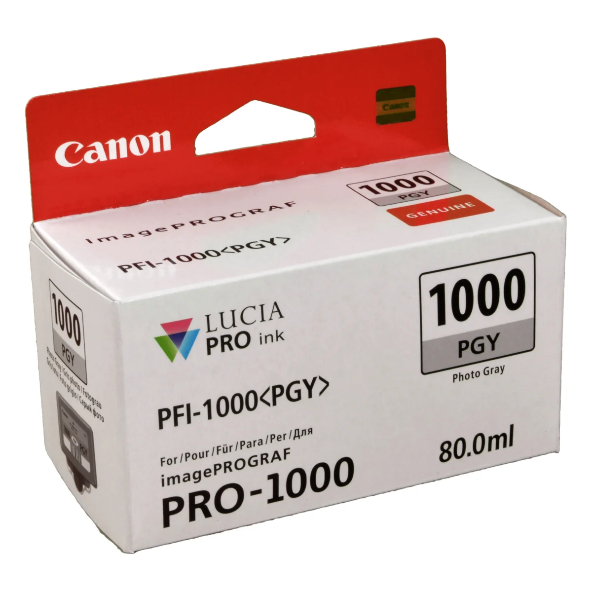 Canon Tinte 0553C001  PFI-1000PGY  photo grau