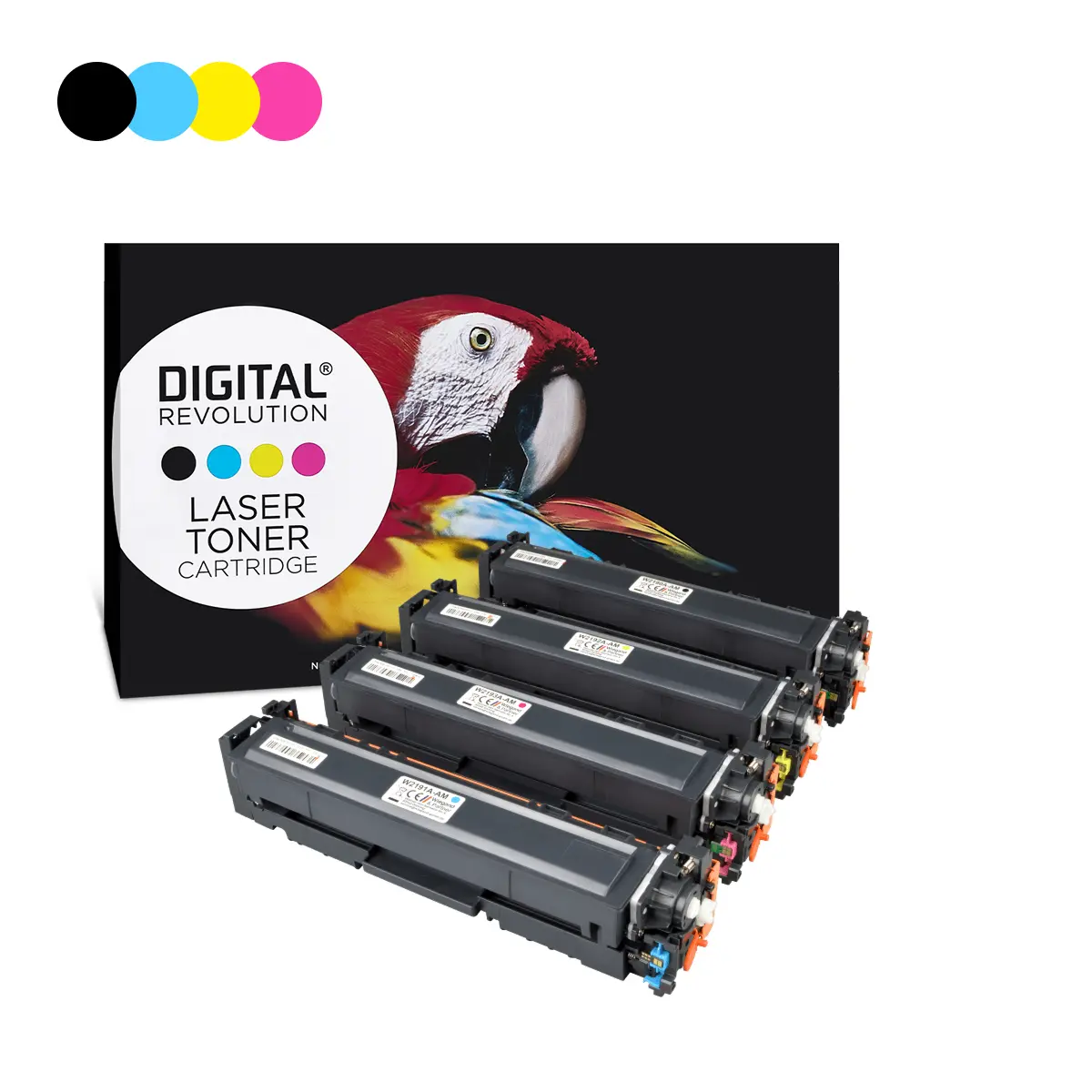 HP 219A Toner MultiPack (Alternativ) – Schwarz, Cyan, Magenta, Gelb – Digital Revolution Alternativer Toner HP 219A MultiPack Schwarz Cyan Magenta Gelb – Digital Revolution