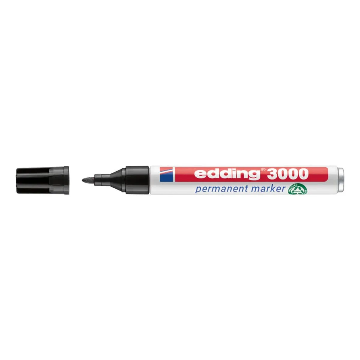 Edding 3000 Permanentmarker - nachfüllbar, 1,5 - 3 mm, schwarz