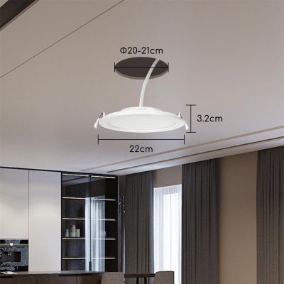 Smart LED Einbaustrahler 18W 205mm