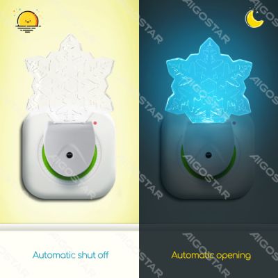Aigostar LED Nachtlicht, RGB, Schneeflocke