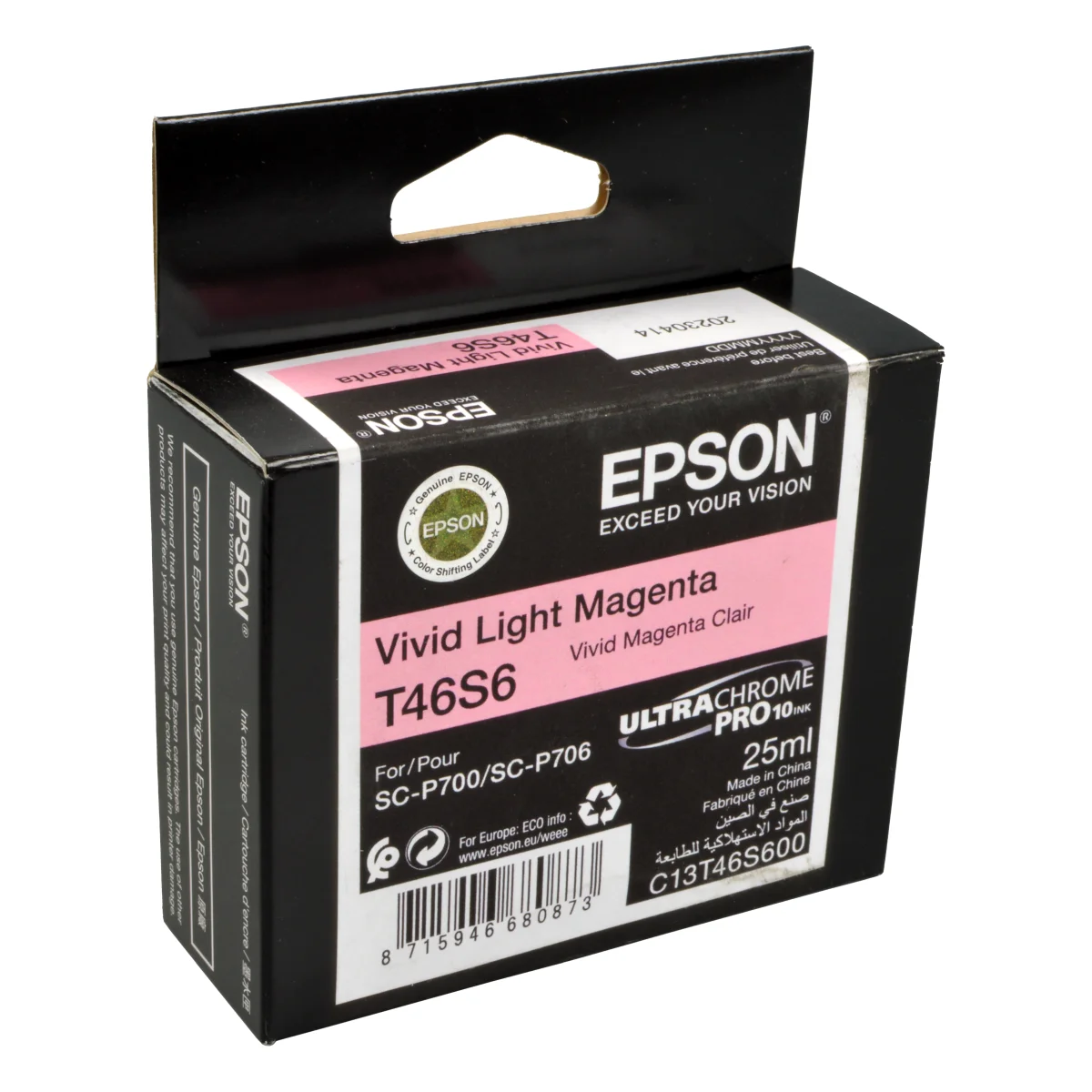 Epson Tinte C13T46S600  T46S6  vivid light magenta