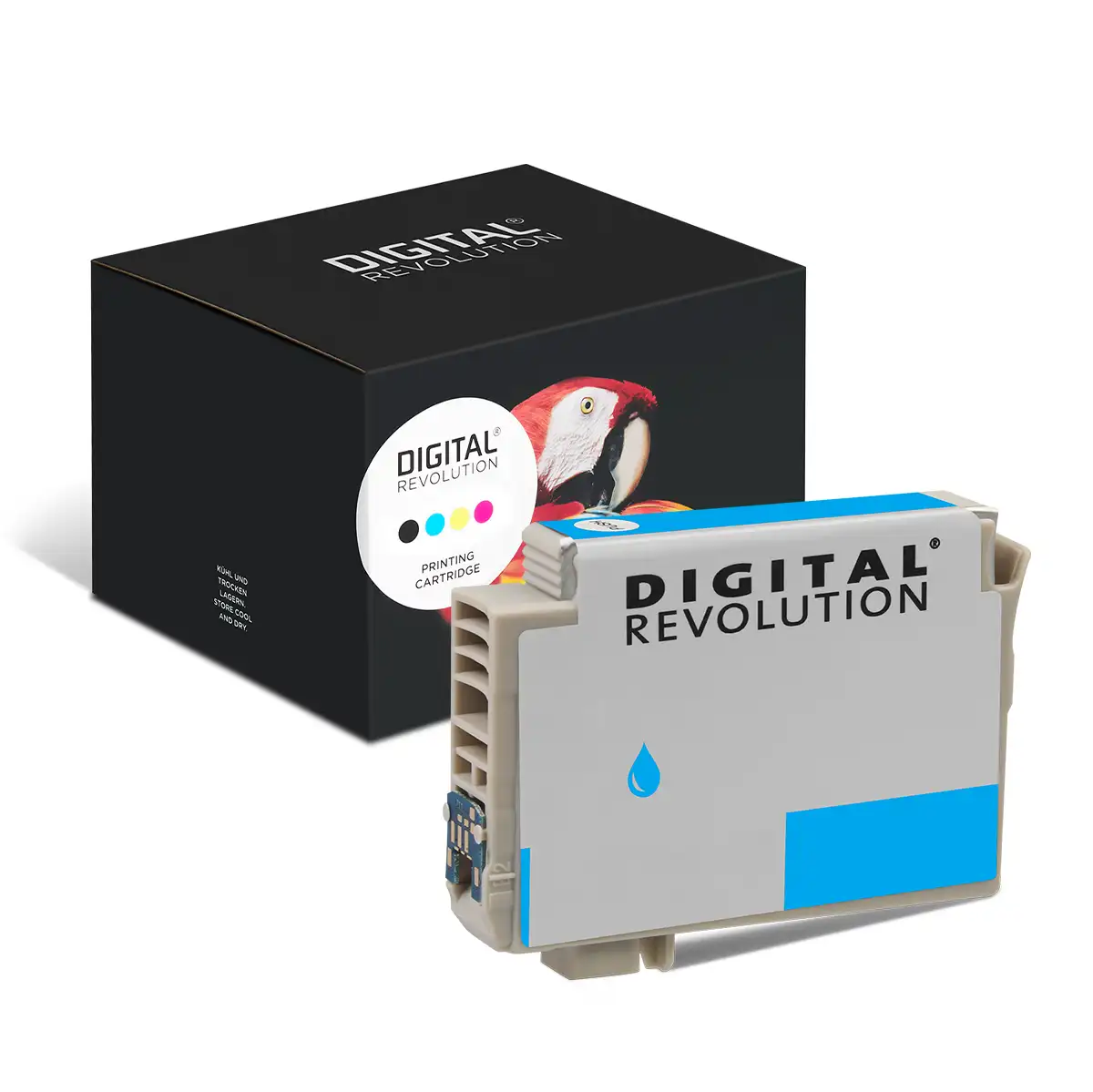 Epson T0712 - alternative Reinigungspatrone 'cyan' 9,8 ml - Digital Revolution