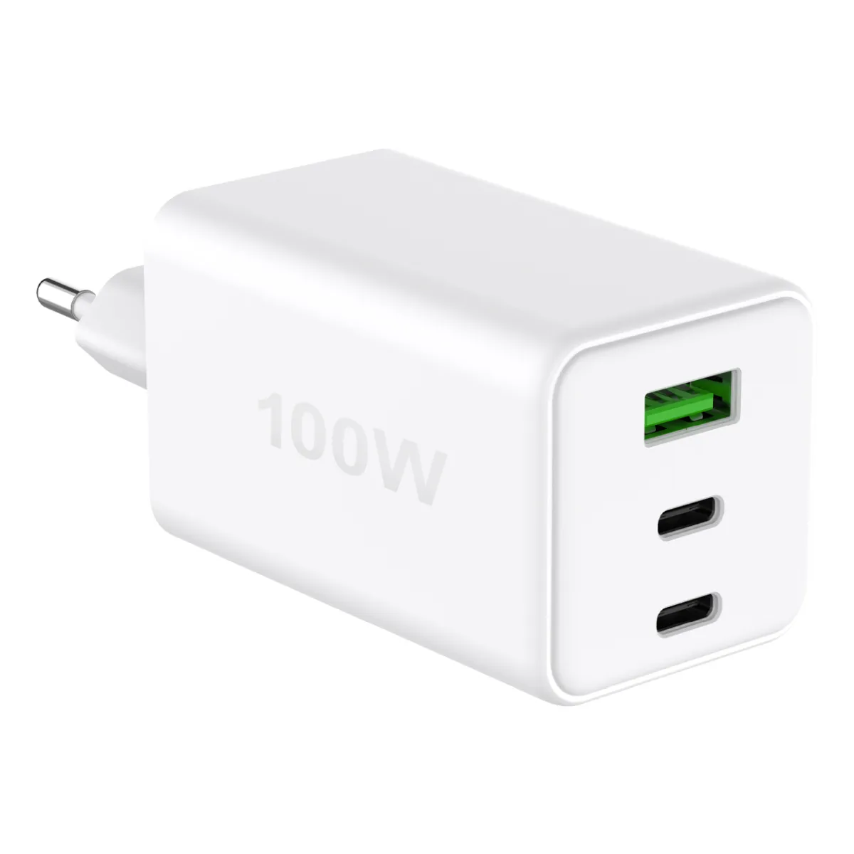 Fontastic Netzteil GAN 100W, 2 x Typ-C + USB-A weiß