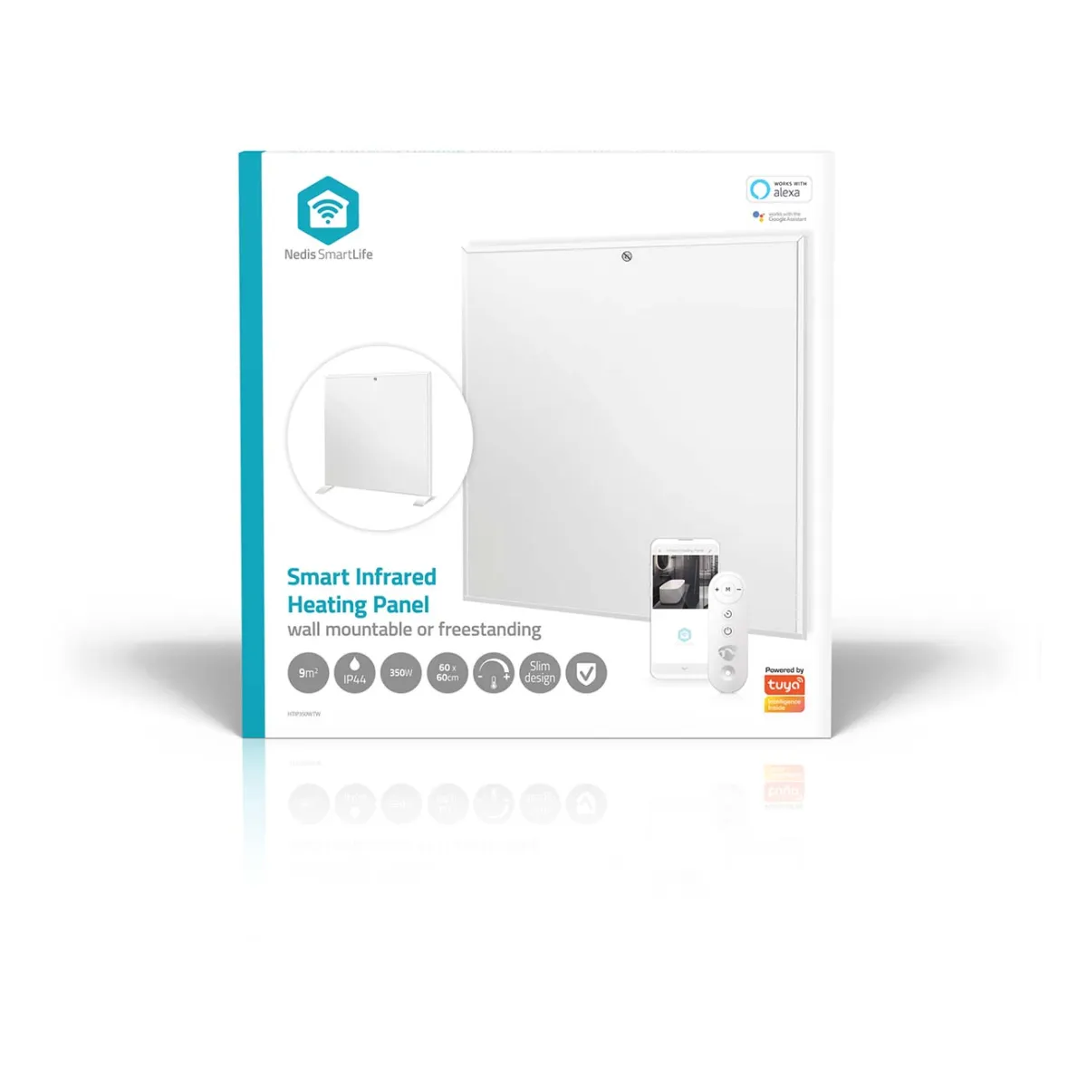 Nedis SmartLife Infrarot-Heizplatte 350 Watt