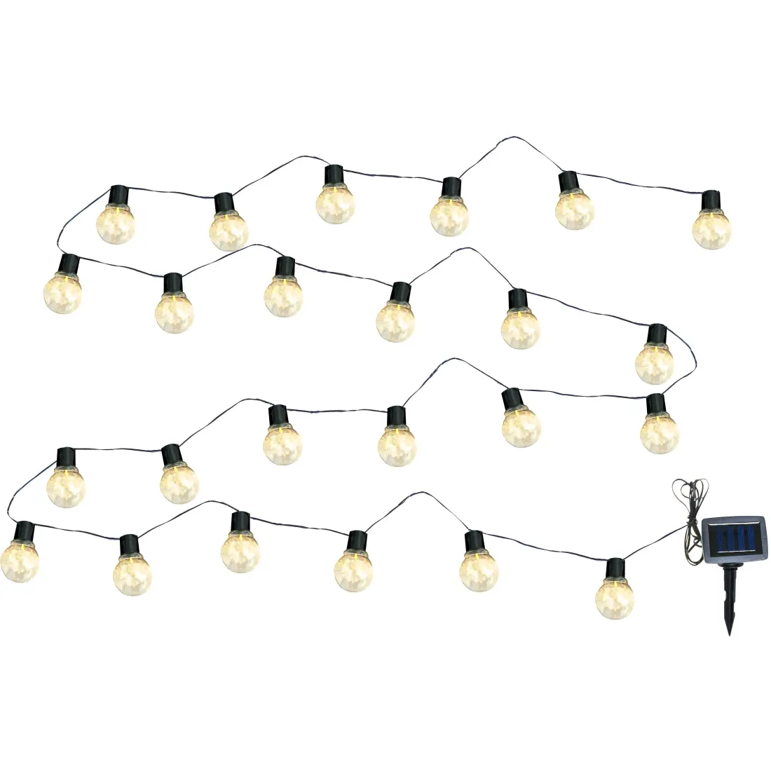 Solar LED Lichterkette Glühbirne
