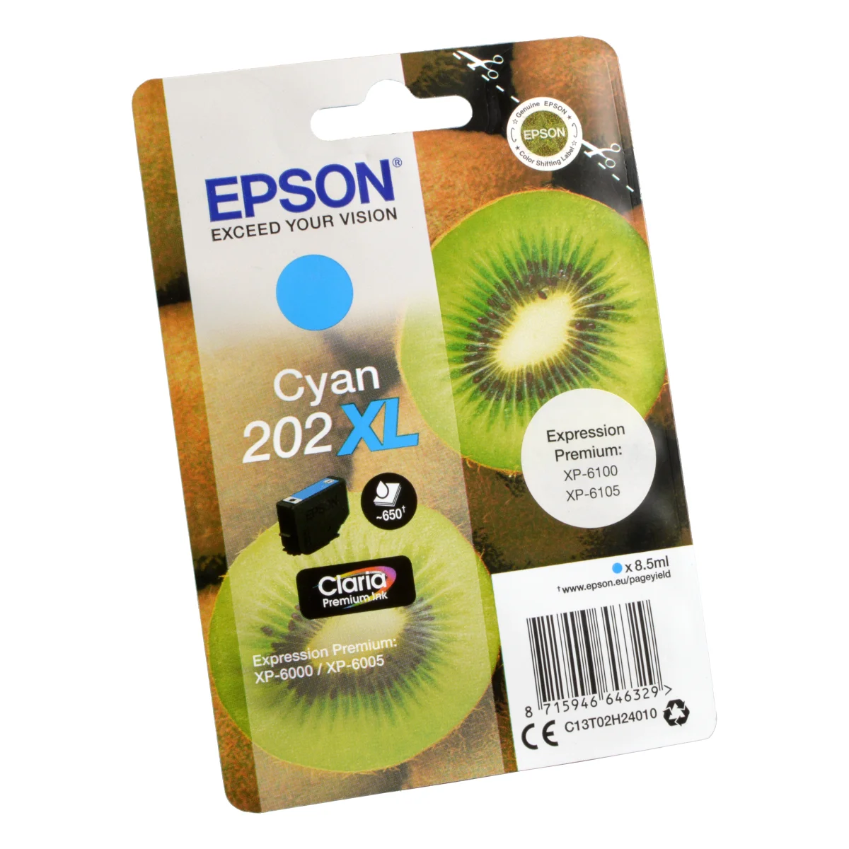 Epson Tinte C13T02H24010  Cyan 202XL  cyan