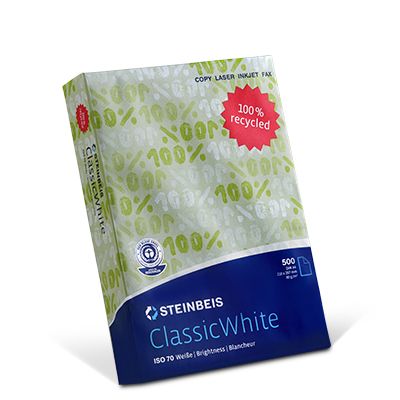 Recyceltes Kopierpapier, 80g/m², 500 Blatt