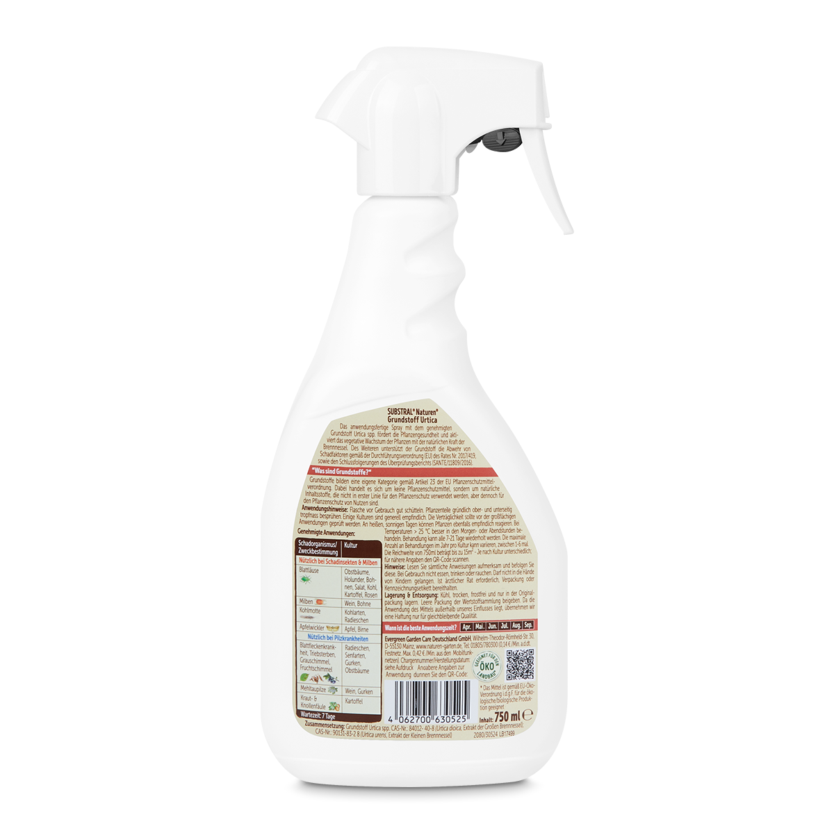 Grundstoff Urtica natürlicher Pflanzenschutz, 750 ml