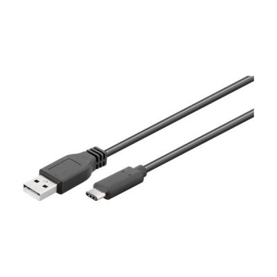 Goobay USB 2.0 Kabel USB-C™ auf USB A, schwarz