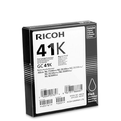 Ricoh Druckerpatrone 'GC-41K' schwarz 2.500 Seiten