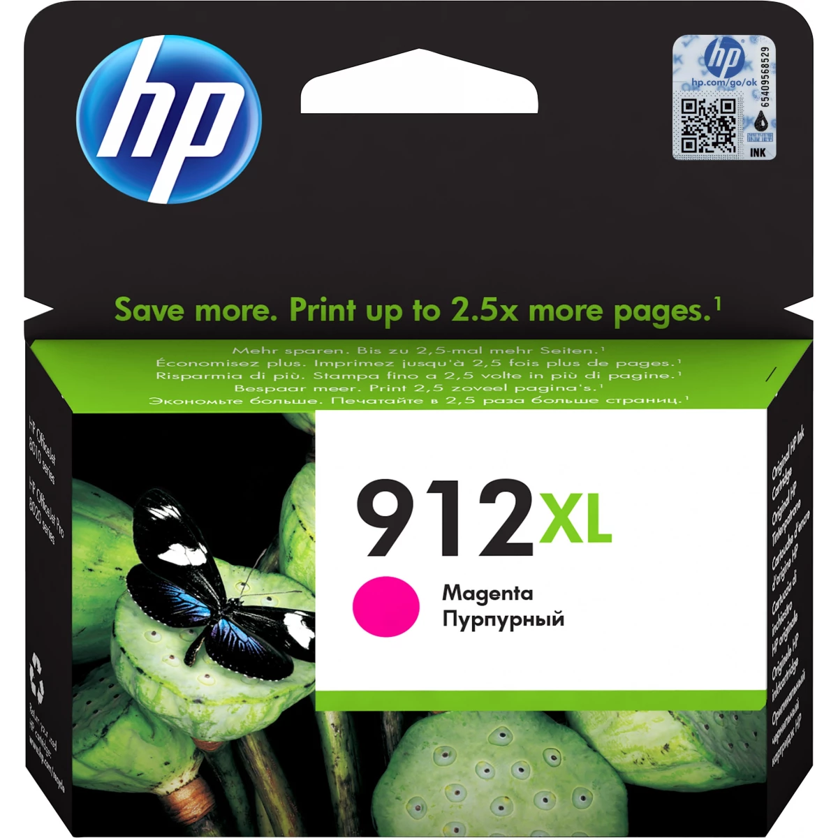 Druckerpatrone HP 912XL magenta 10,4 ml | 825 Seiten (3YL82AE)