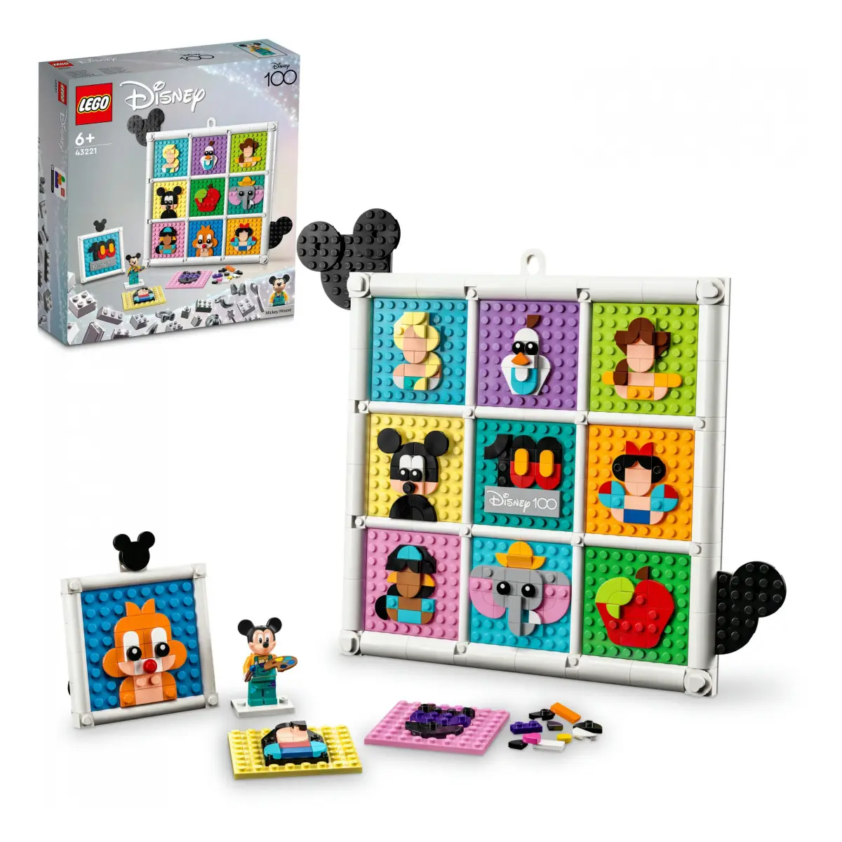 LEGO® Disney 100 Jahre Disney Zeichentrickikonen 43221