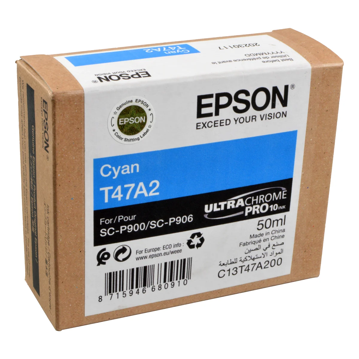 Epson Tinte C13T47A200 T47A2 cyan