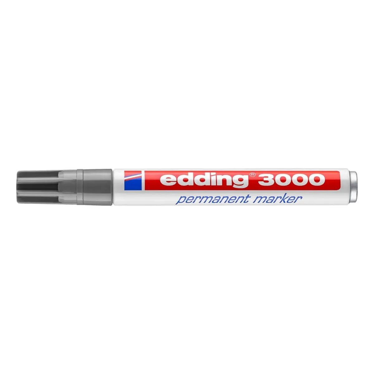 Edding 3000 Permanentmarker - nachfüllbar, 1,5 - 3 mm, grau Edding 3000 Permanentmarker - nachfüllbar, 1,5 - 3 mm, grau