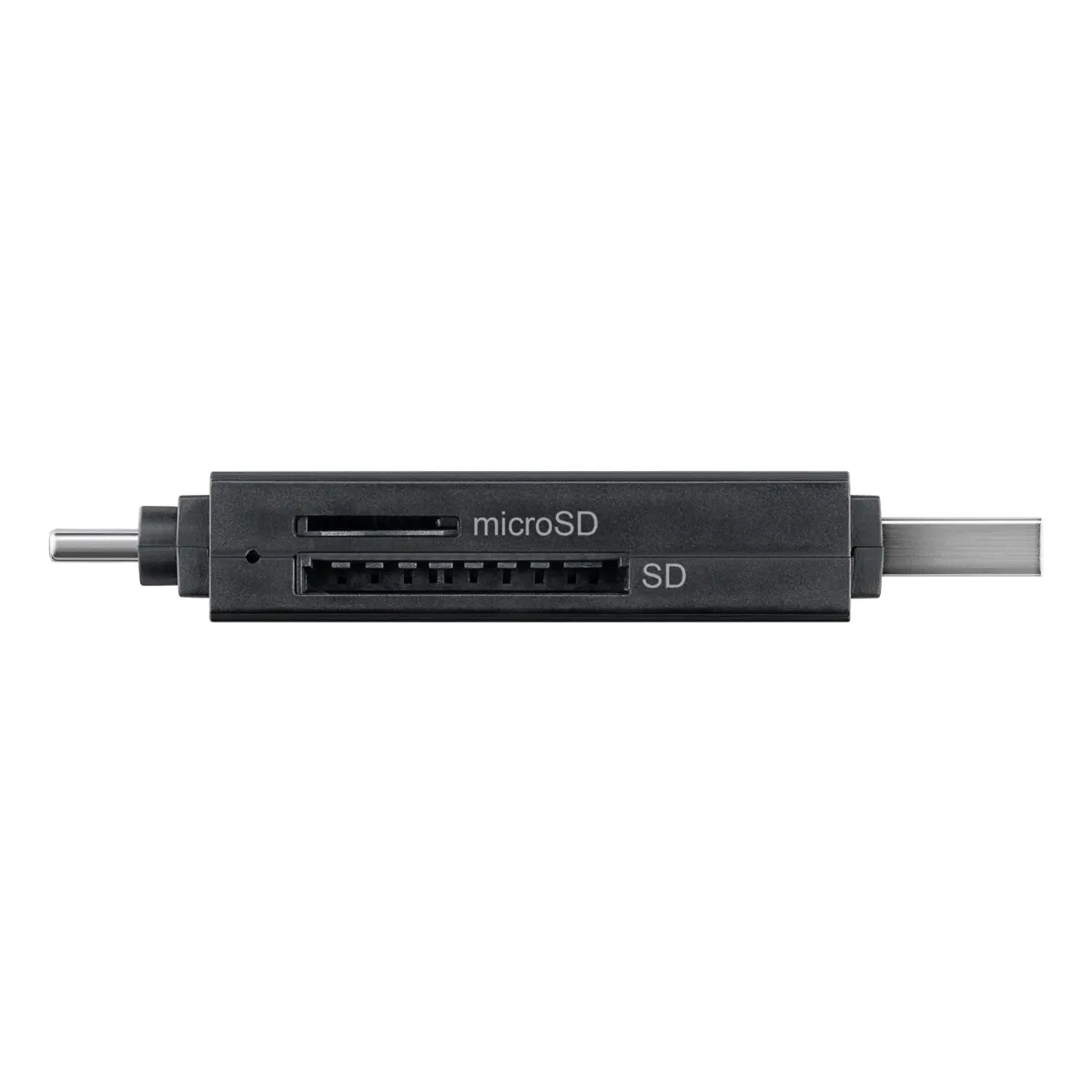 Goobay USB 3.0 - USB-C™ 2-in-1 Kartenlesegerät