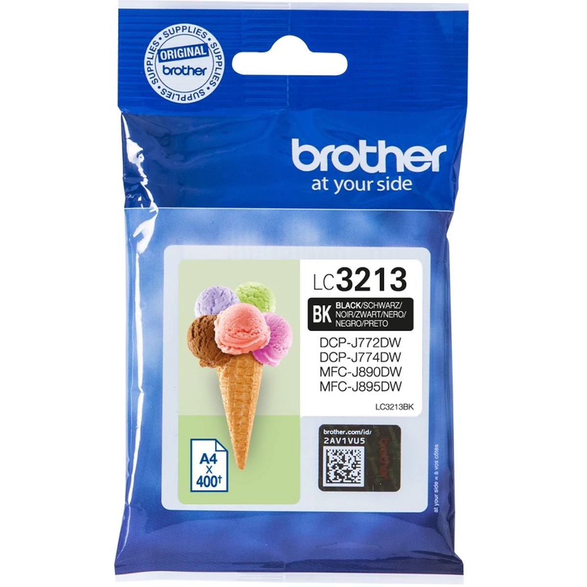 Brother XL Druckerpatrone 'LC-3213' schwarz 400 Seiten