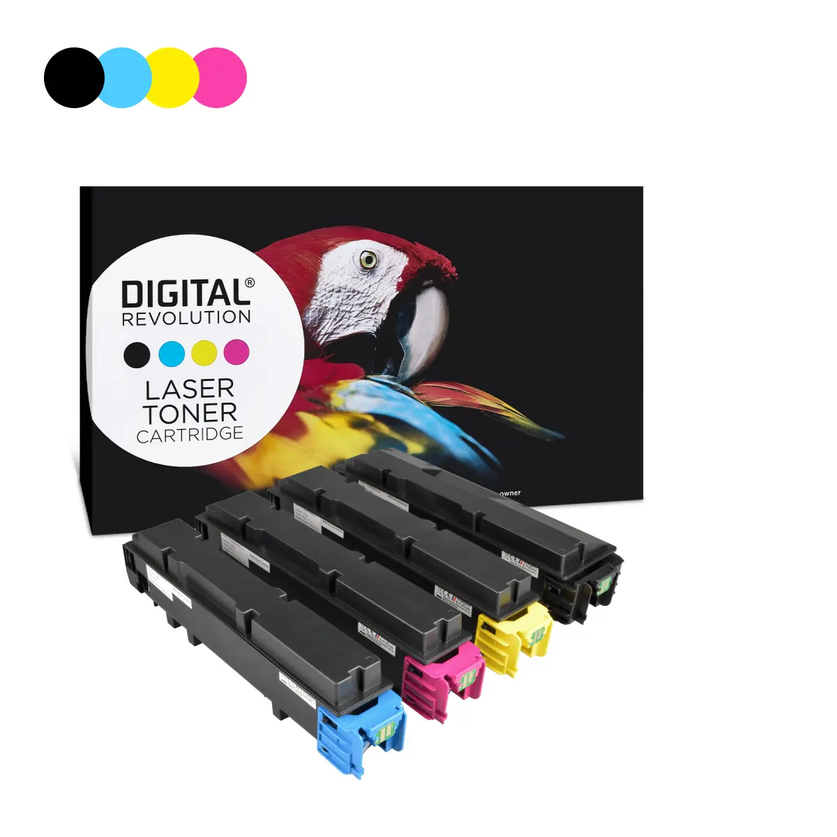 Alternativ-Toner Kyocera TK-5370 MultiPack Schwarz Cyan Magenta Gelb – Digital Revolution