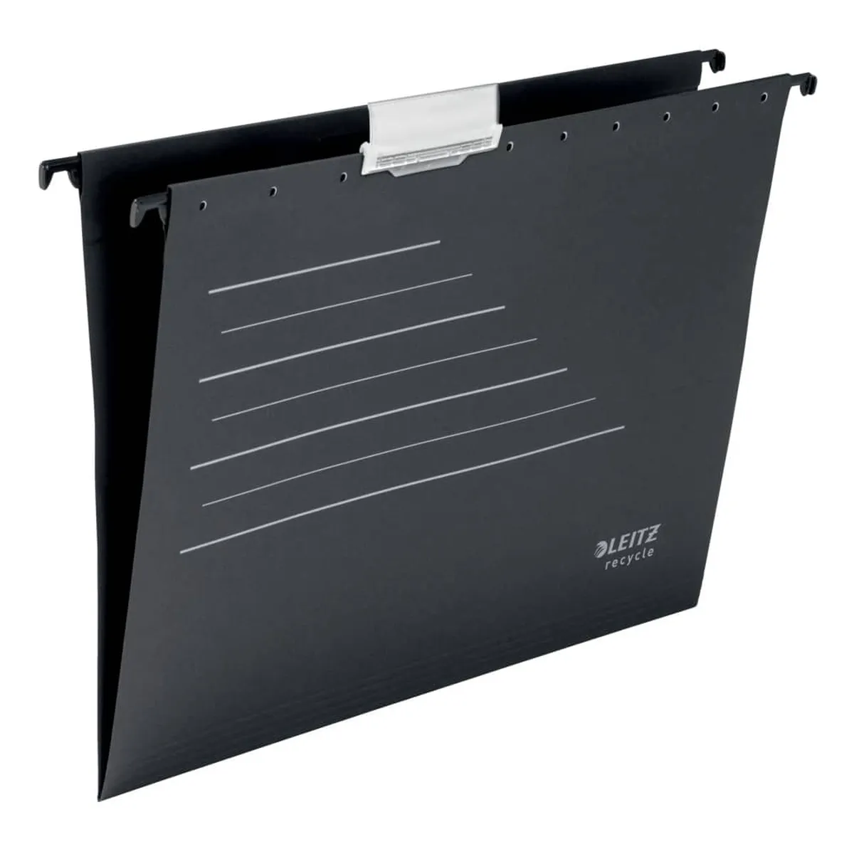 Leitz Hängemappe Alpha® Recycle - A4, Karton (RC), schwarz