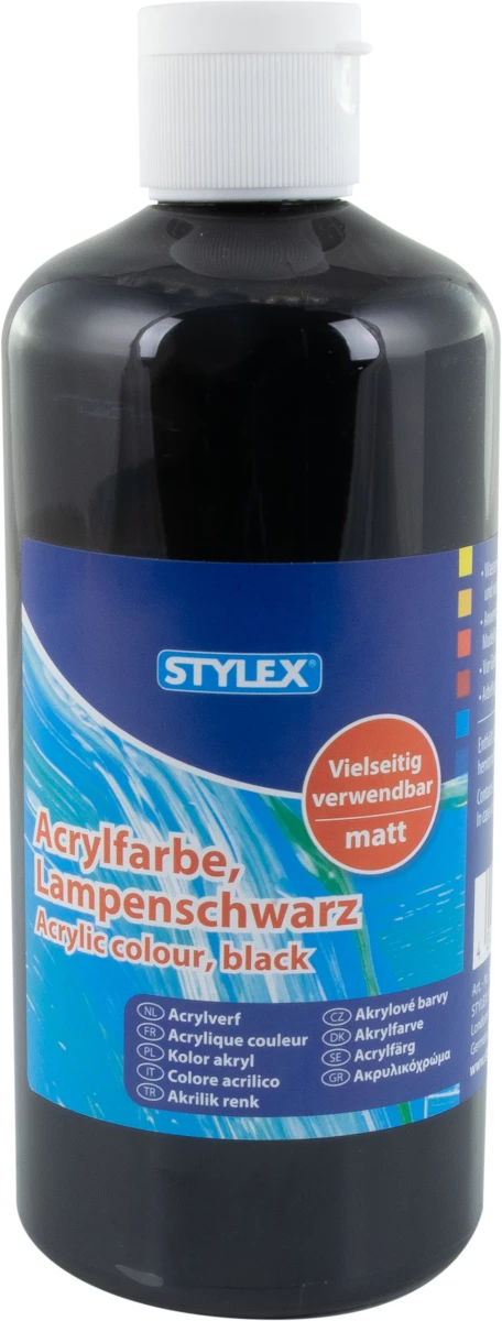 Acrylfarbe, 500 ml, titanweiß