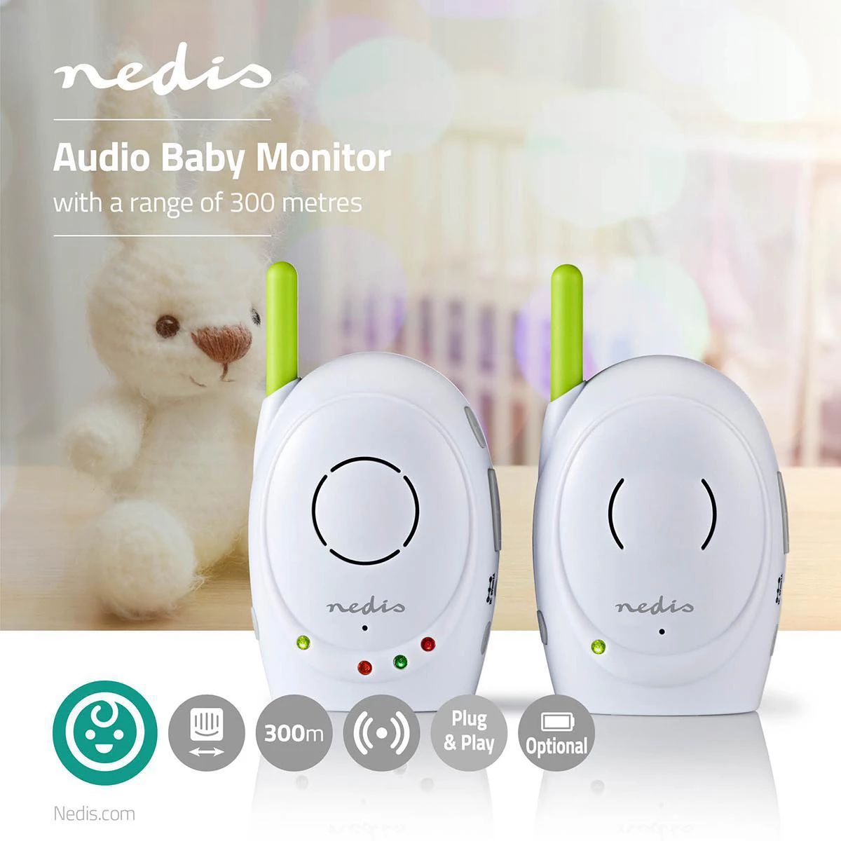 Nedis Audio-Baby-Monitor