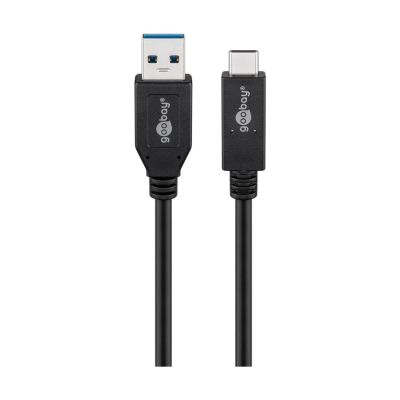 USB-C™ Kabel USB 3.1 Generation 2, 3A, schwarz