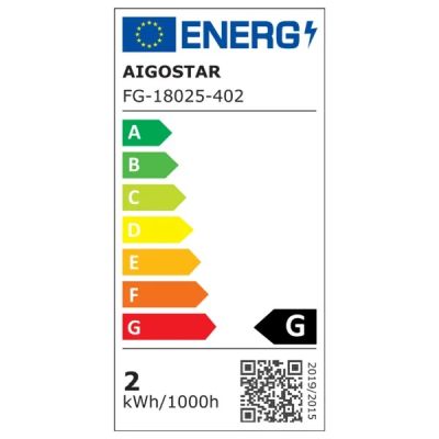 Aigostar LED Lampe mit USB Anschluss, weiß