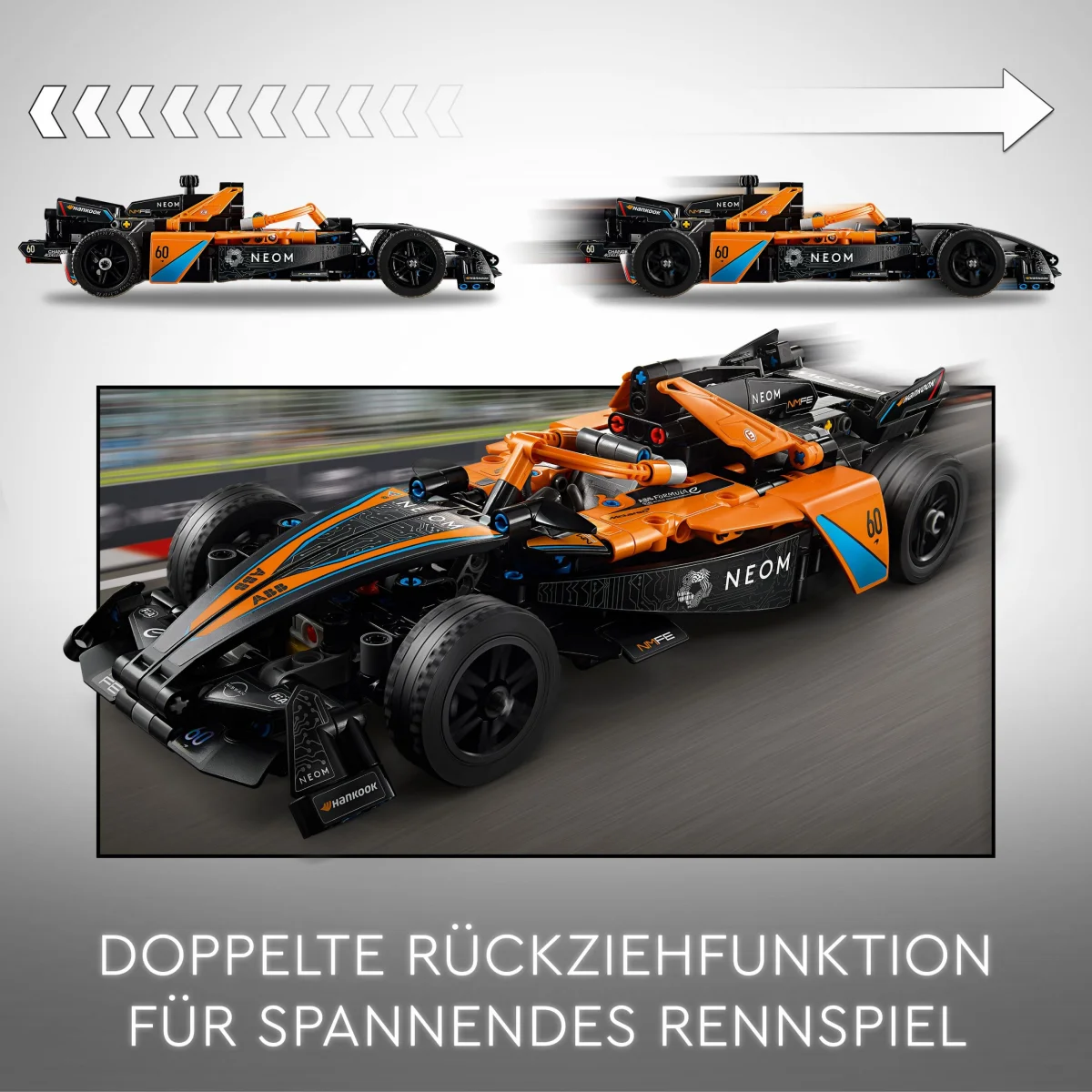 LEGO® Technic NEOM McLaren Formula E Race Car 42169