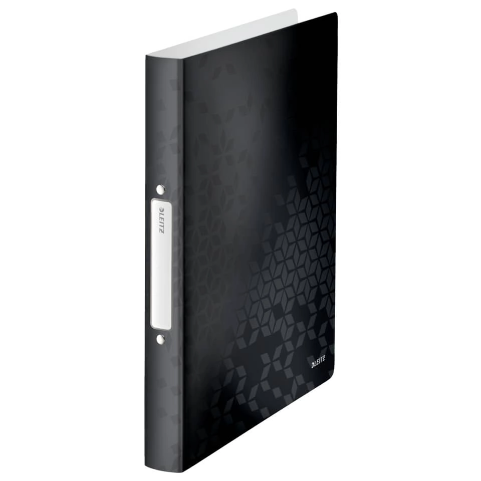 Leitz Ringbuch WOW, A4, PP, 2 Ringe, 25 mm, schwarz