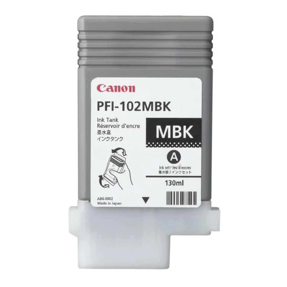 Canon Druckerpatrone 'PFI-102MBK' matt schwarz 130 ml