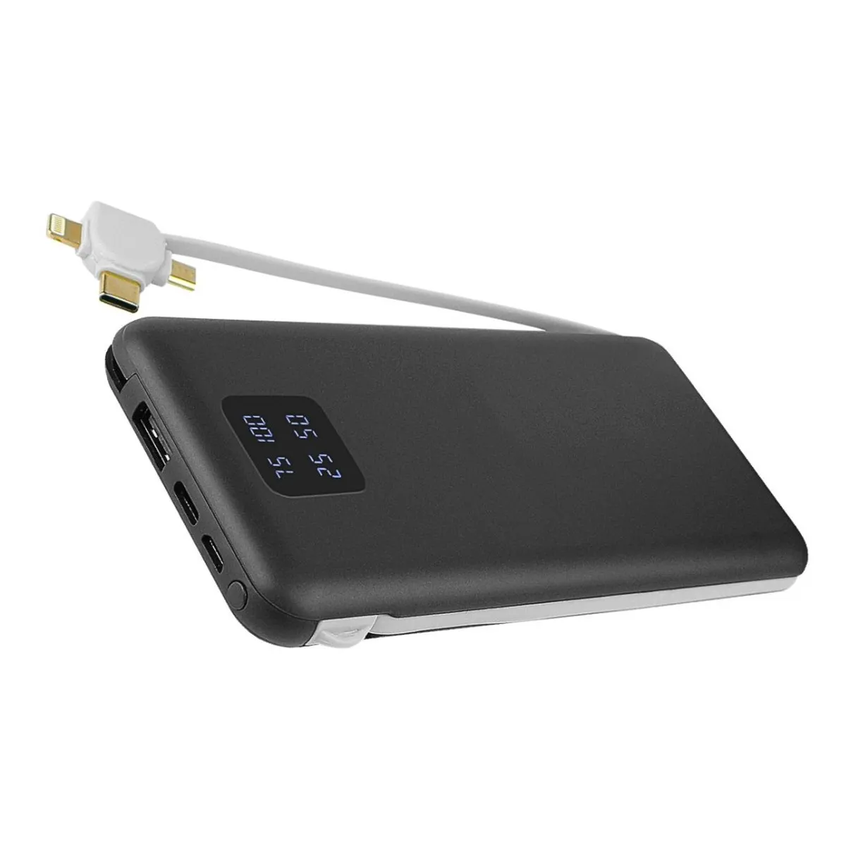 Fontastic Power Bank Kari 10.000mAh integriertes Ladekabel