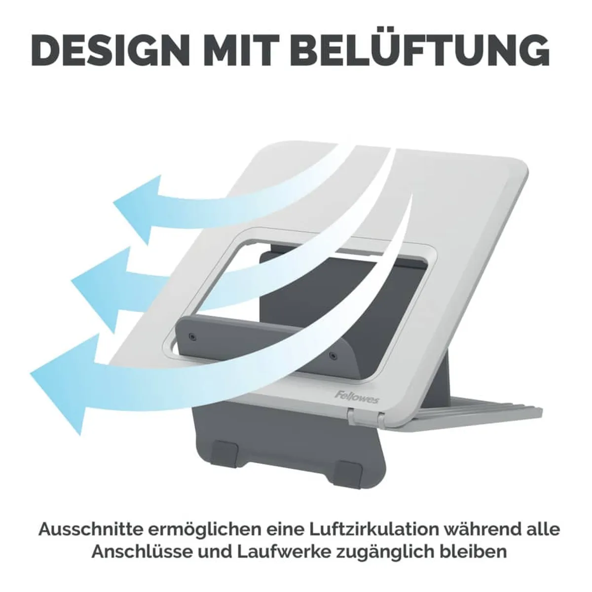 Fellowes® Breyta™ Notebookständer - weiß Fellowes® Breyta™ Notebookständer - weiß