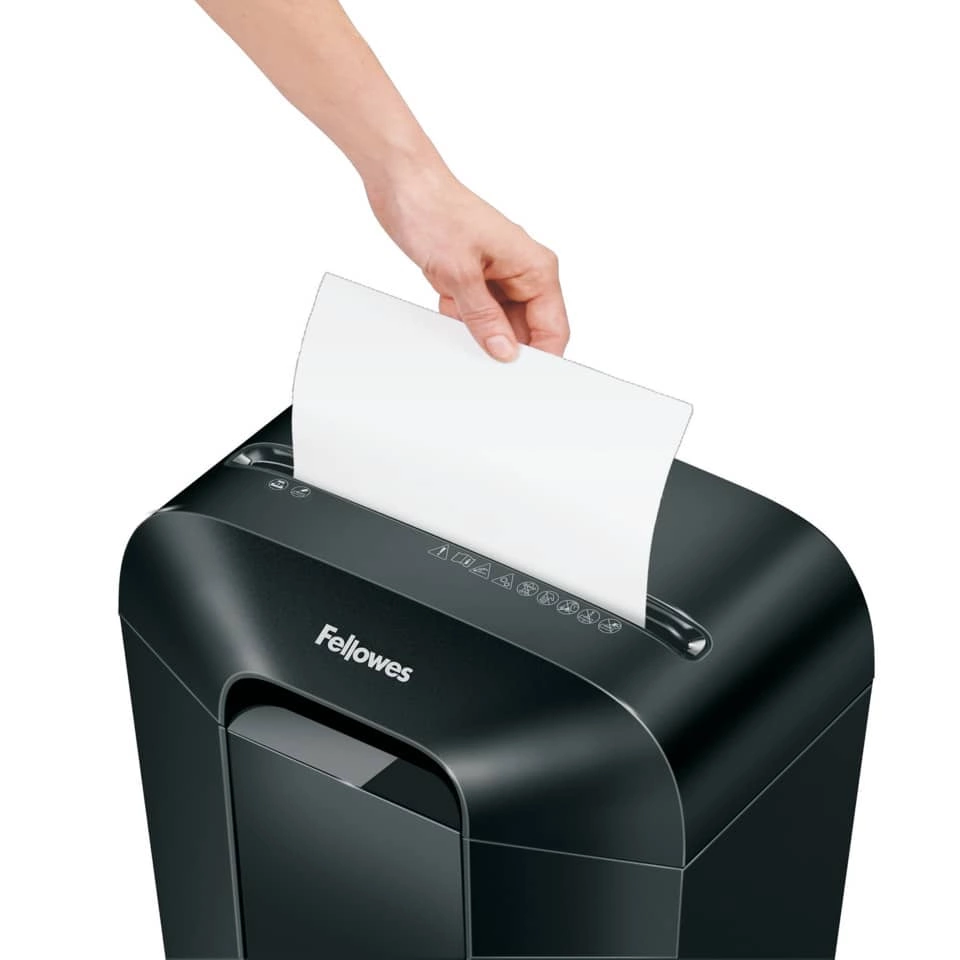 Fellowes Aktenvernichter Powershred® - LX45 Partikelschnitt, schwarz