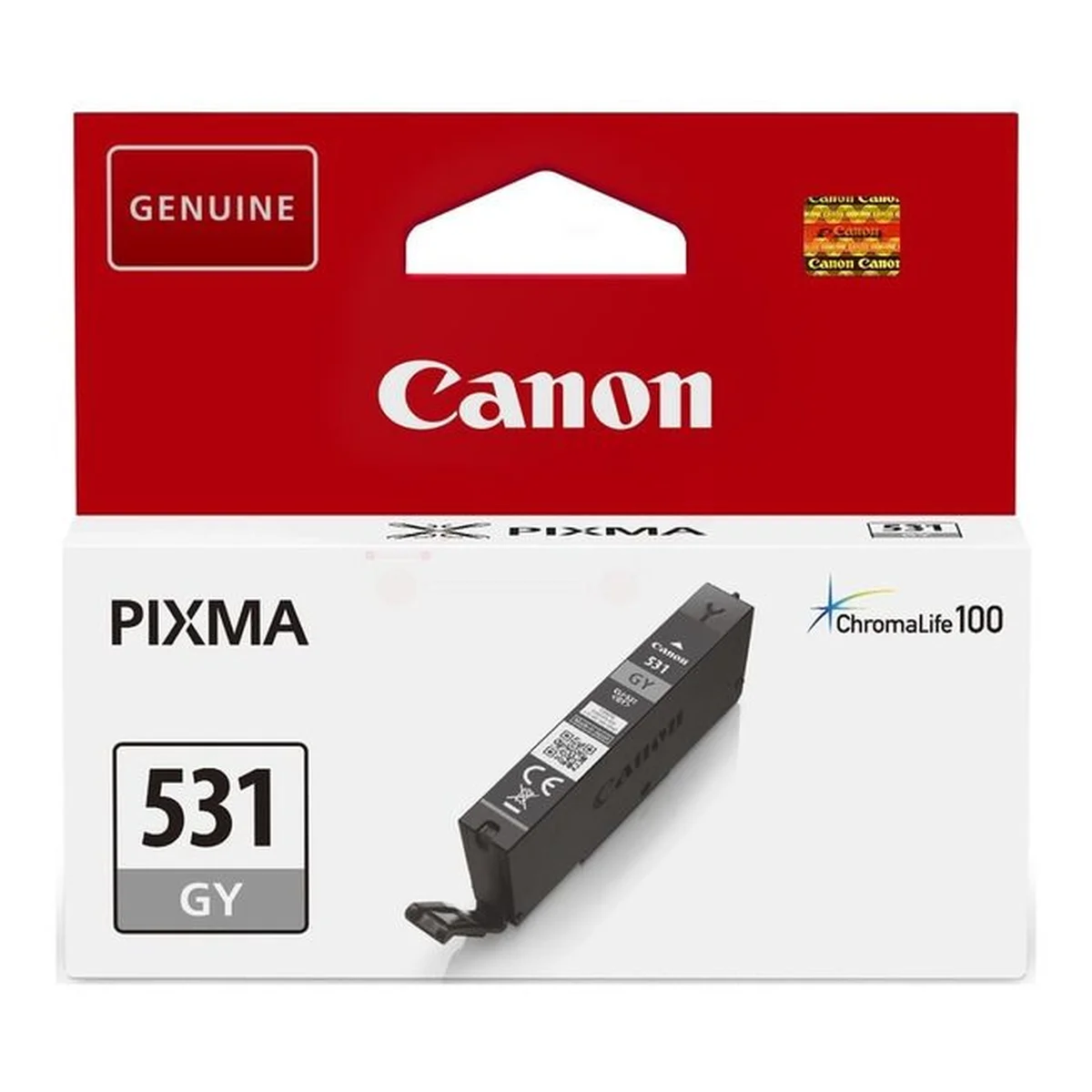 Druckerpatrone Canon CLI-531 GY grau 8,2 ml | 324 Seiten (6122C001)