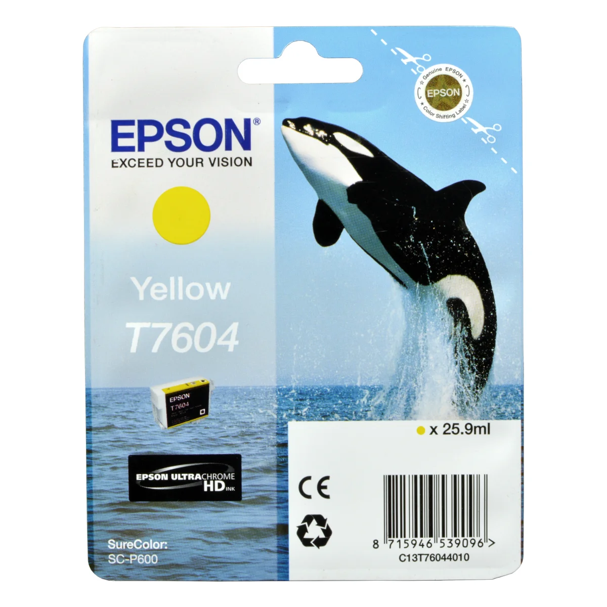 Epson Tinte C13T76044010  Yellow T7604
