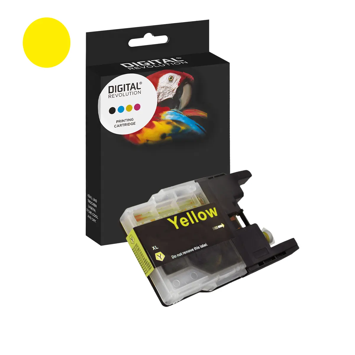 Brother LC-1240 Y - alternative Reinigungspatrone 'gelb' 11,2 ml | 1.200 Seiten - Digital Revolution