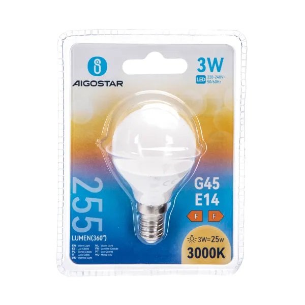 Aigostar LED 'Mini-Globe', 3W, E14