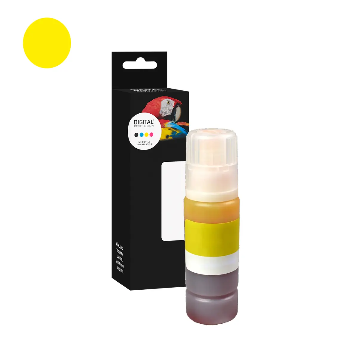 HP 31 - alternative Tinte 'gelb' 70 ml | 8.000 Seiten - Digital Revolution