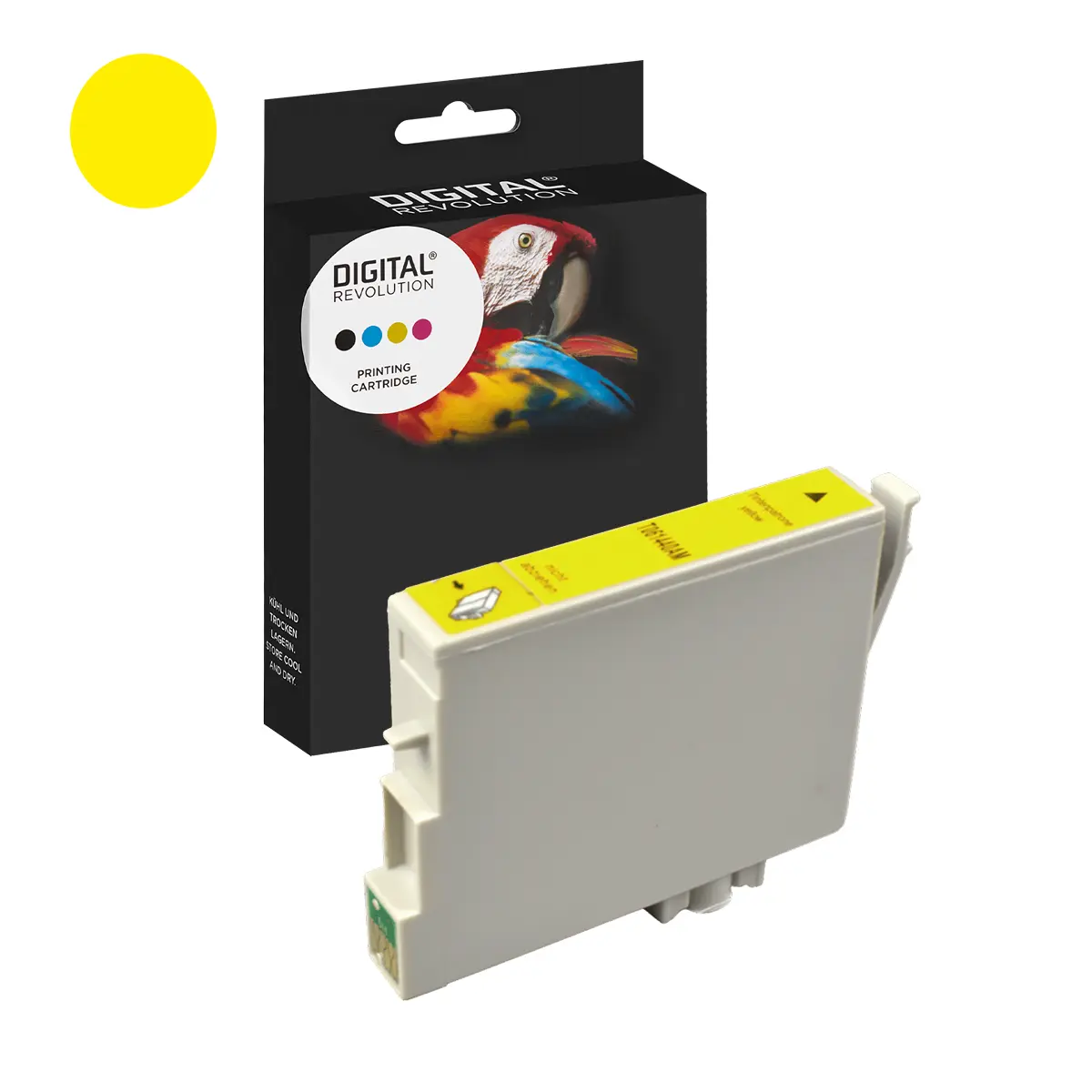 Epson T0614 - alternative Patrone 'gelb' 14 ml | 420 Seiten - Digital Revolution