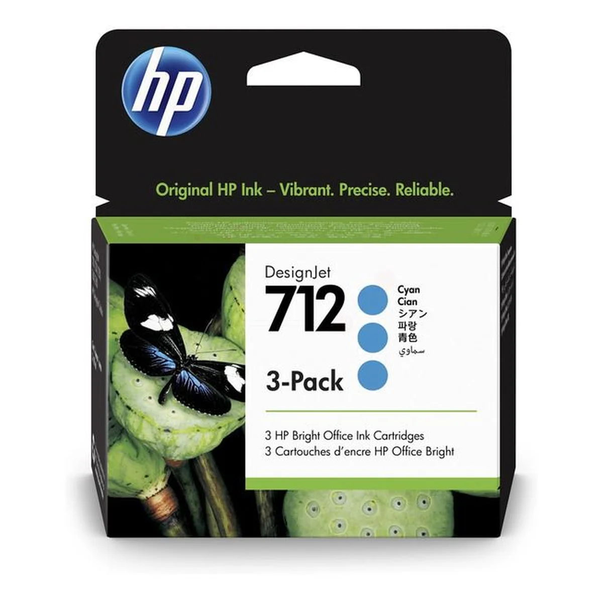 Druckerpatronen MultiPack HP 712 cyan 87 ml (3ED77A)