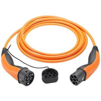 Ladekabel Typ 2, bis zu 22 kW, 5 m, Orange