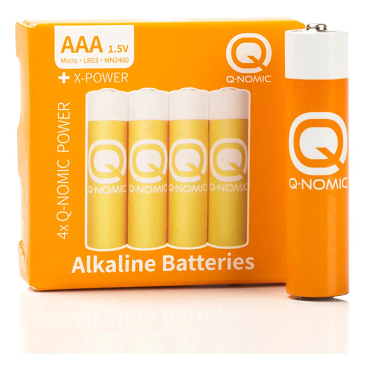 Q-Nomic AAA Batterien, 4 Stück