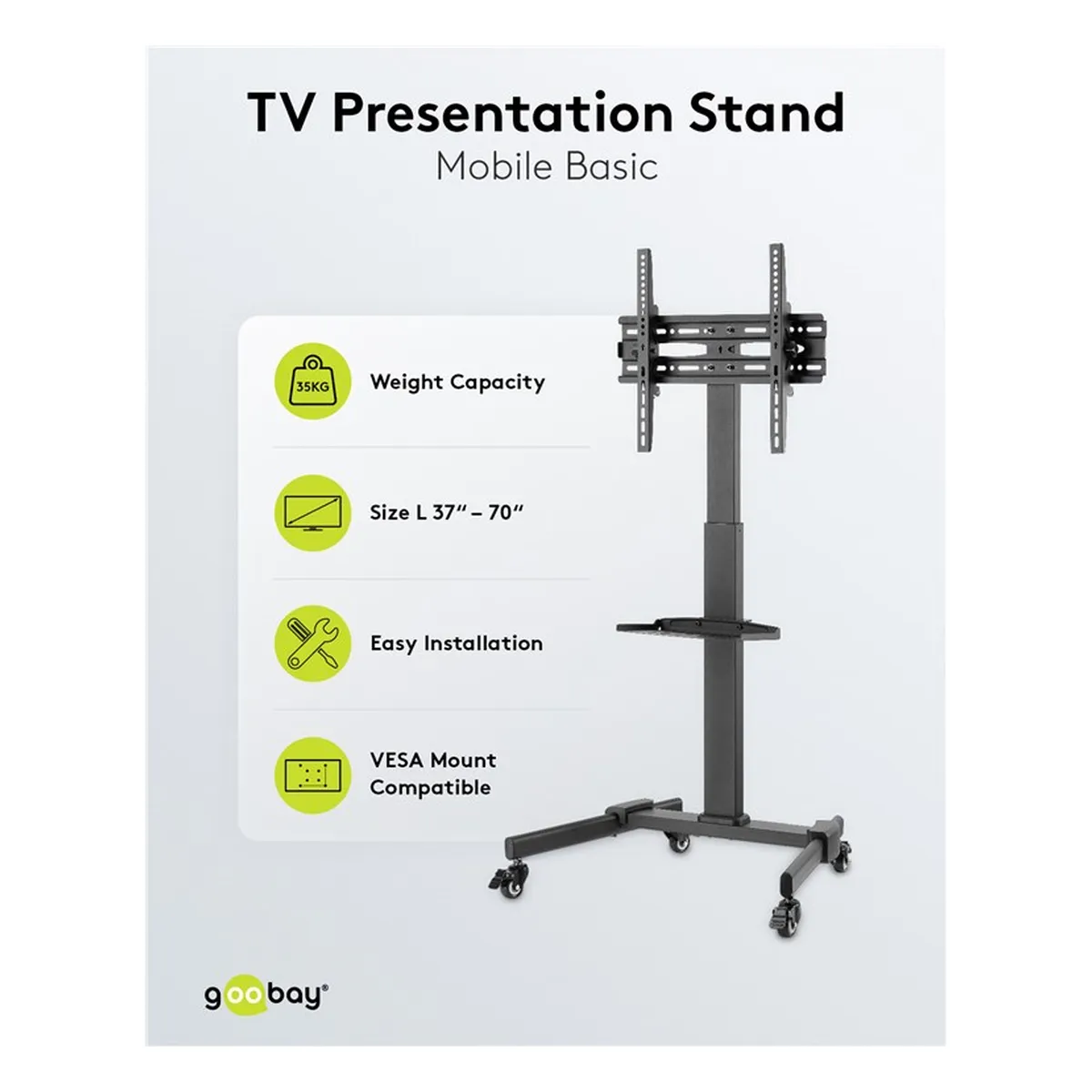 Goobay TV-Präsentationsständer Basic (Größe L)