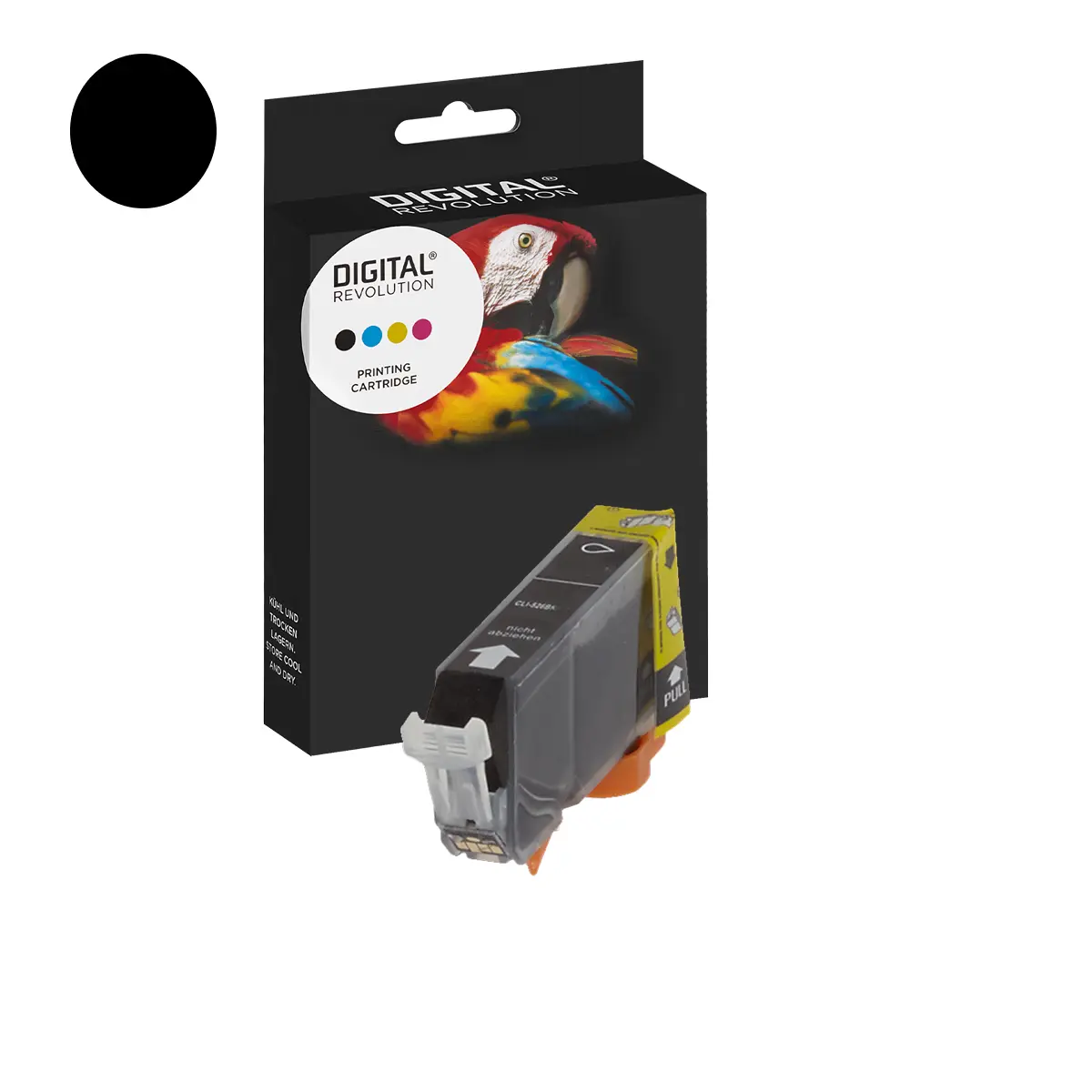 Canon PGI-525 PGBK - alternative Reinigungspatrone pigment schwarz' 19,2 ml - Digital Revolution