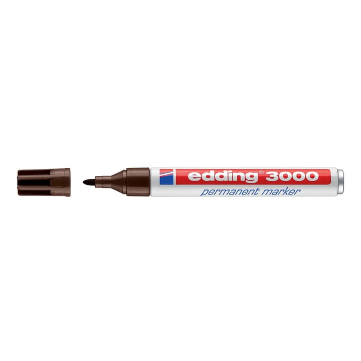 Edding 3000 Permanentmarker - nachfüllbar, 1,5 - 3 mm, dunkelbraun Edding 3000 Permanentmarker - nachfüllbar, 1,5 - 3 mm, dunkelbraun