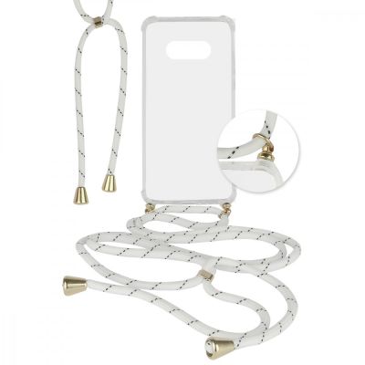 Fontastic Hybridcover Thea transparent mit Kordel weiß / sw
