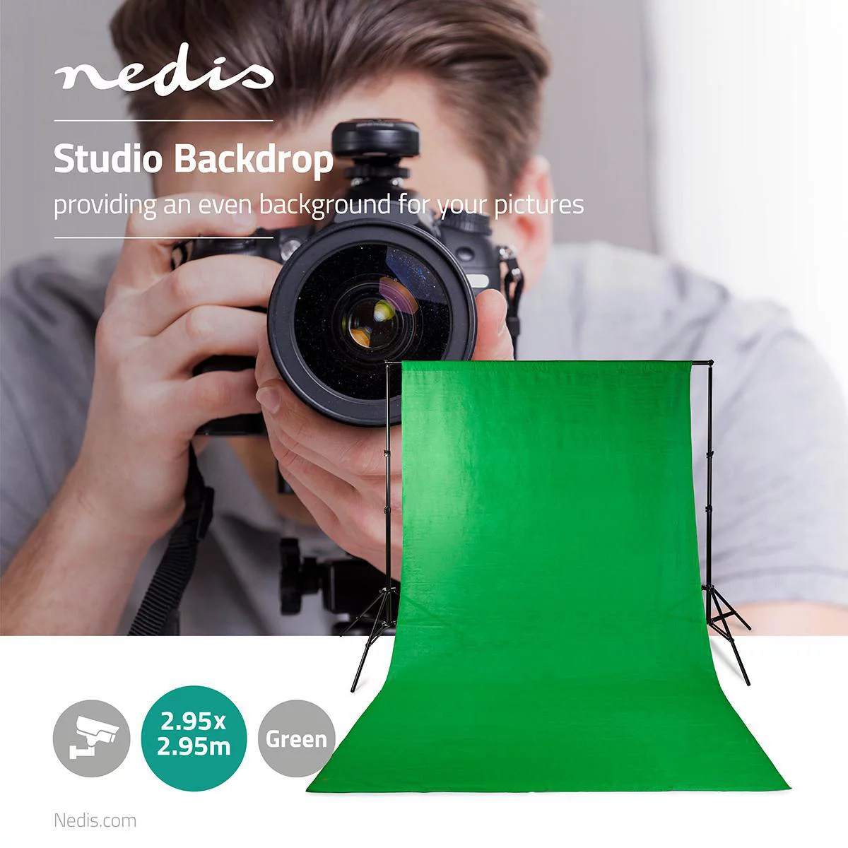 Nedis Foto Studio-Hintergrund