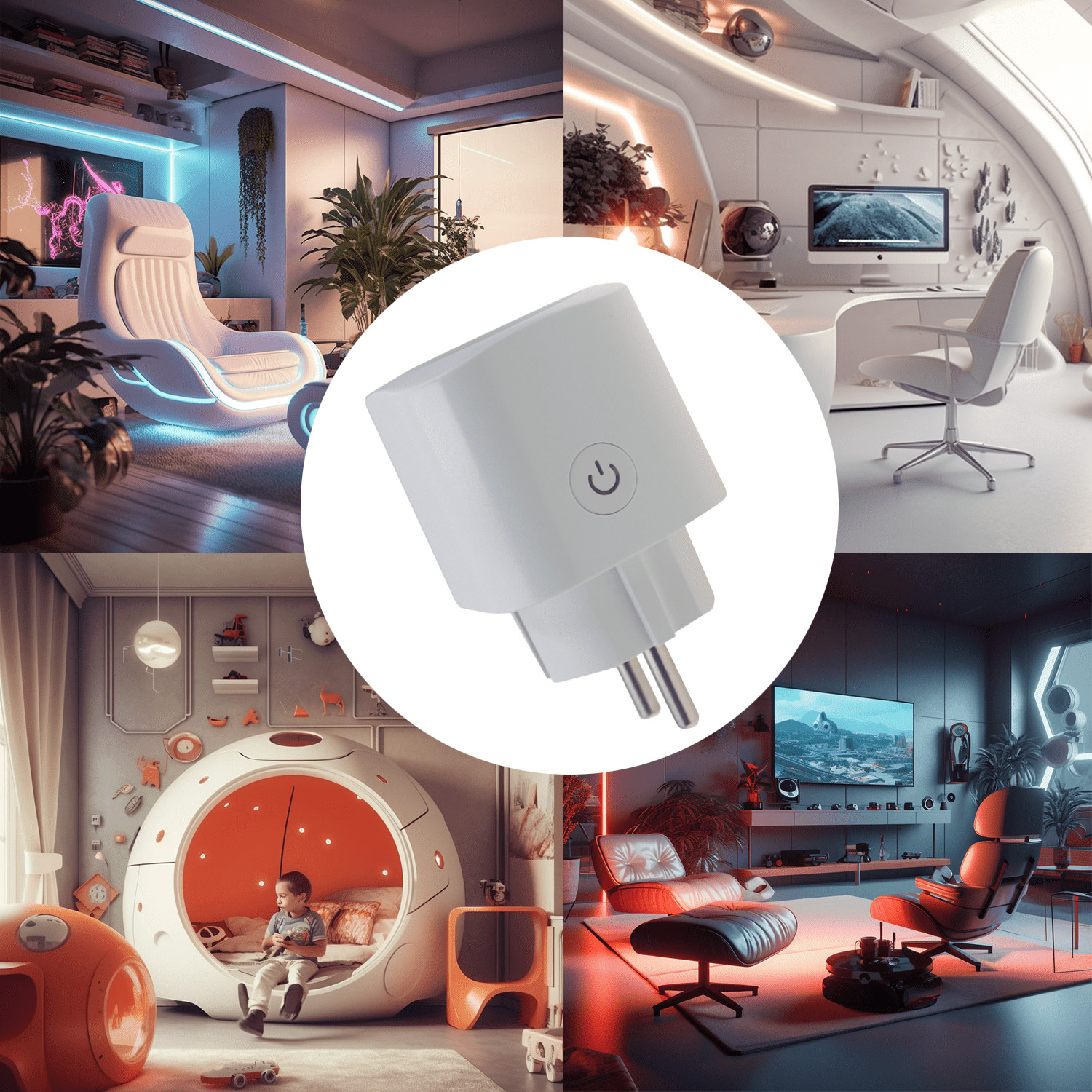 XCOAST Smart Home Steckdose WLAN