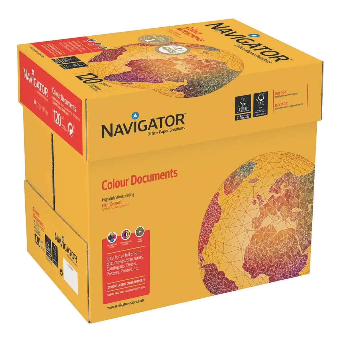 Navigator Colour Documents - A4, 120 g/qm, weiß, 250 Blatt