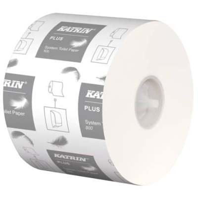 Toilettenpapier Plus System Toilet 800 - 2-lagig, weiß, 36 Rollen à 800 Blatt